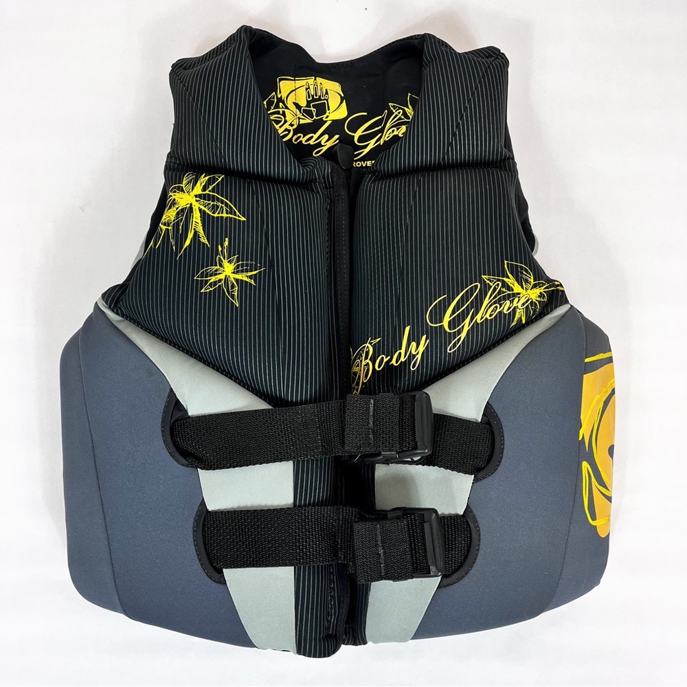 Body Glove Black and Yellow Swim Vest